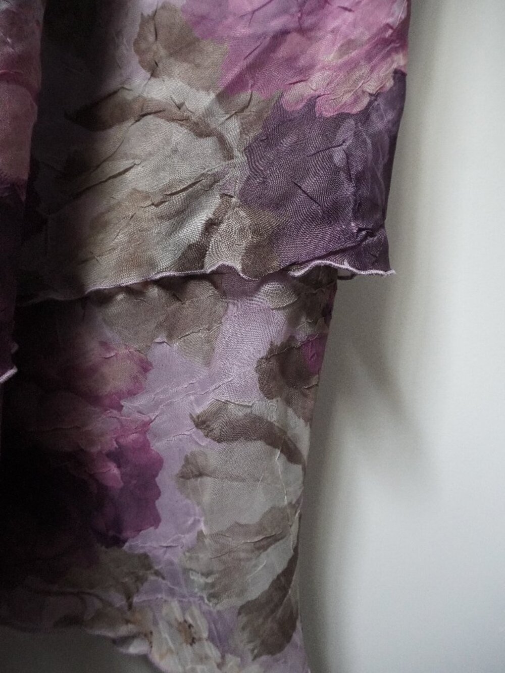 S L Fashions Pink and Lilac Floral Dress Size 14 - Picture 4 of 5